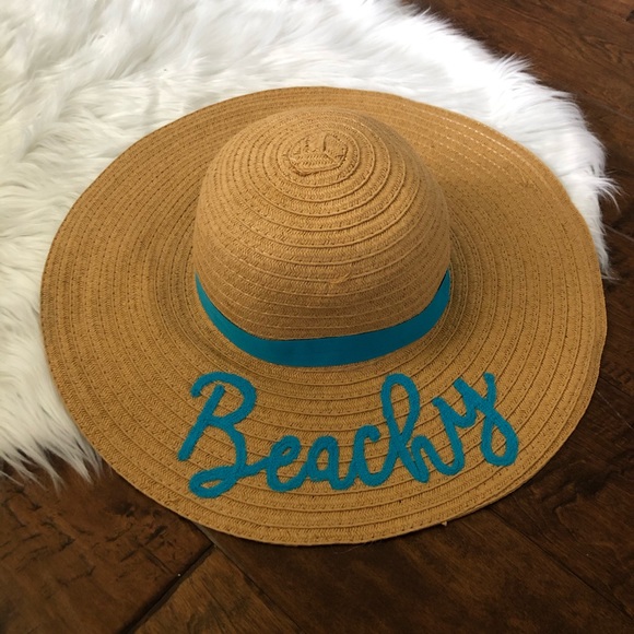 Accessories - Women’s Embroidered Sun Hat Floppy Beachy